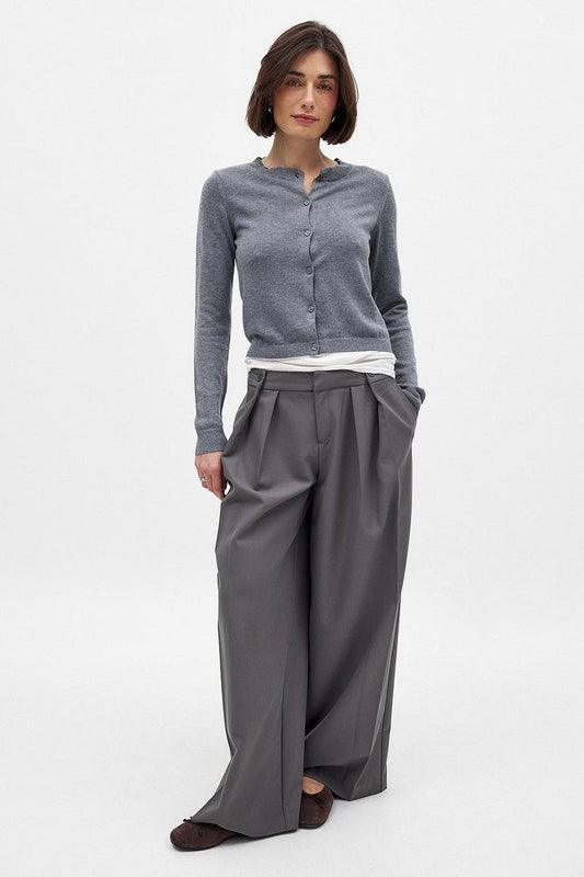 Essential Round Neck Cardigan