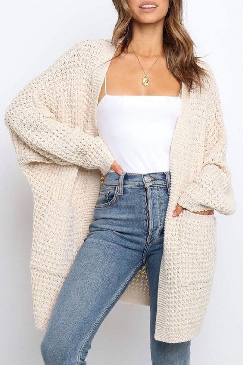 Fashion Casual Solid Patchwork Sweaters(7 Colors)