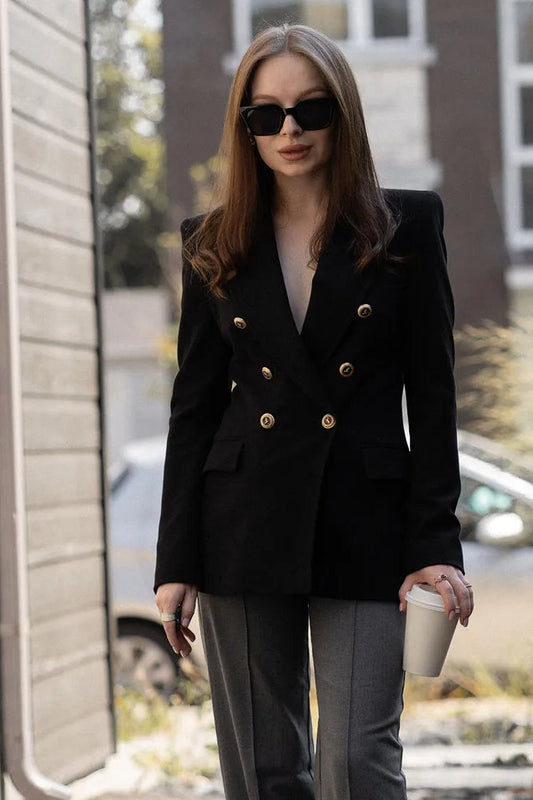 DoubleBreasted Commuter Blazer