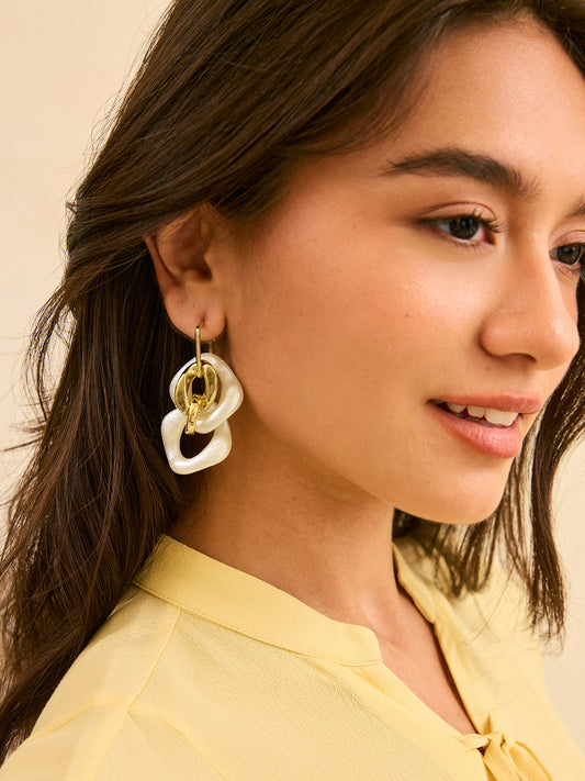 Chunky Chain Drop Earrings