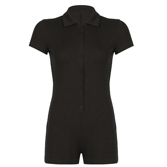 At Home Soft Ribbed Romper