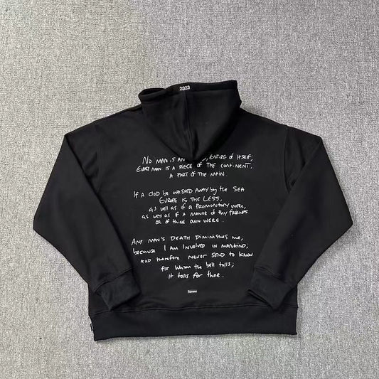 Street Style Devil Print Hoodie