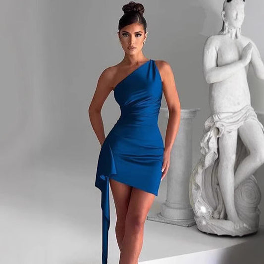 María Exclusive José Women's Evening Dress in Asymmetric Style By Wear Edit