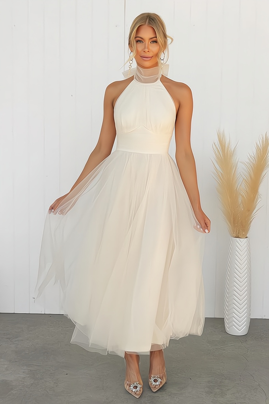 Andresa Exclusive High Quality Sleeveless Party Dress for Fashionable Women Designer Edit