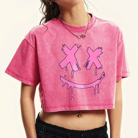 Drooling Face Washed Retro Tshirt