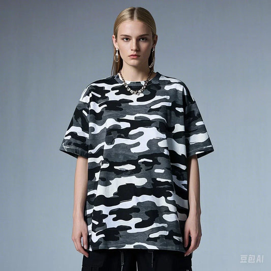 Camouflage Floral Summer Tshirt