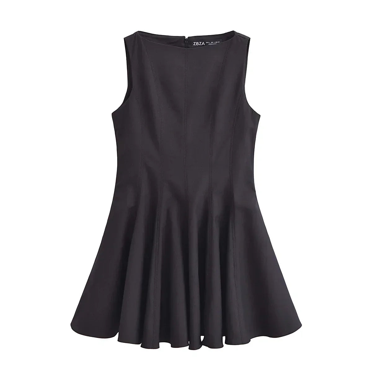 Sleeveless Pleated Summer Dress