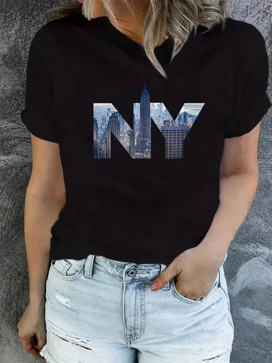 Cartoon Cotton Pattern Tshirt