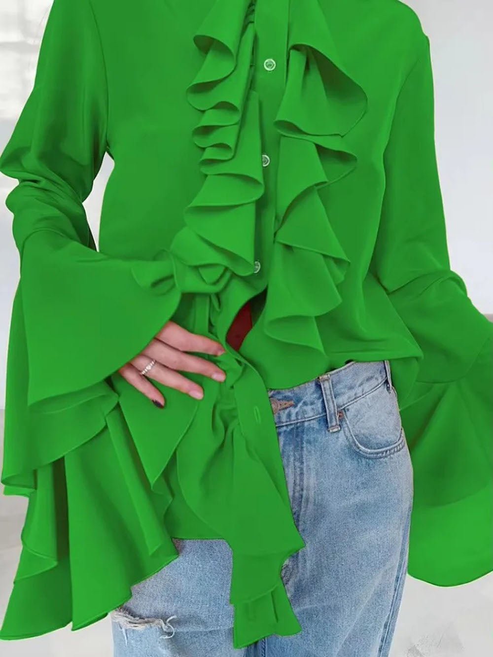 Angelin Sleeve Top & Pant Set