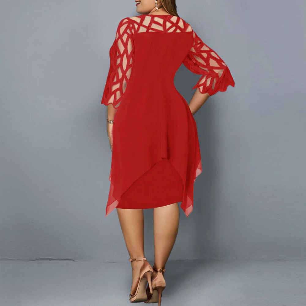 Jenny Boutique Women's Party Dress Midi Evening Wear Edit