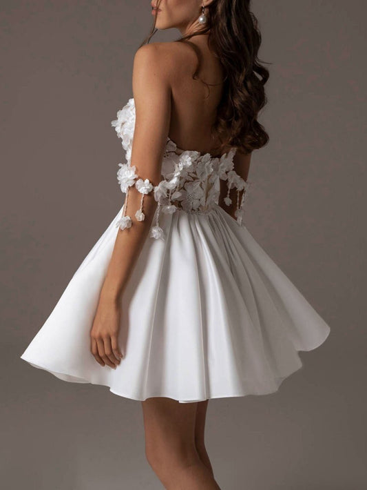Sage Backless Mini Dress