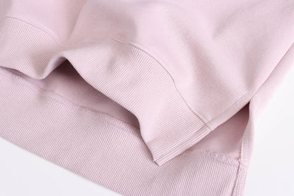 Fake Two-piece Thermal Fleece Hooded Sweater