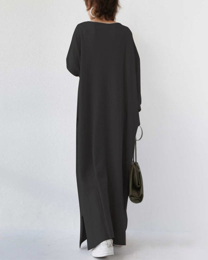 Francisca Exclusive Long Sweater Dress Evening Wear Edit