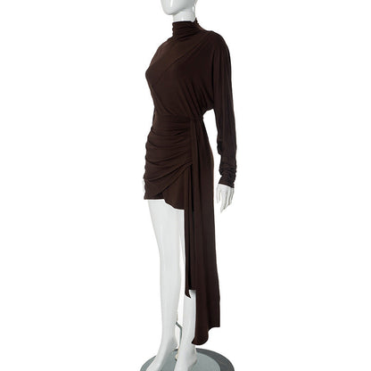 Jeannie Mini Dress Brown