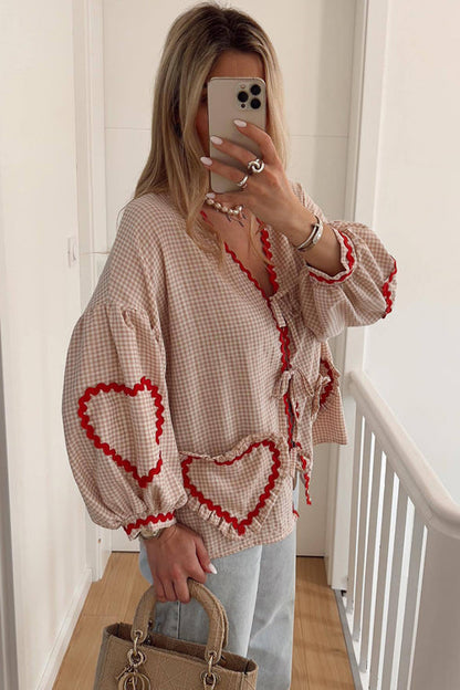 Adorably Elite Tie-Front Gingham Top - 9 Colors