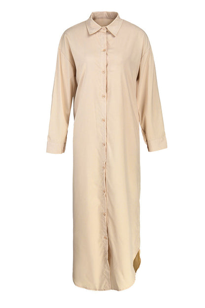 Casual Solid Patchwork Buckle Turndown Collar Tops(8 Colors)