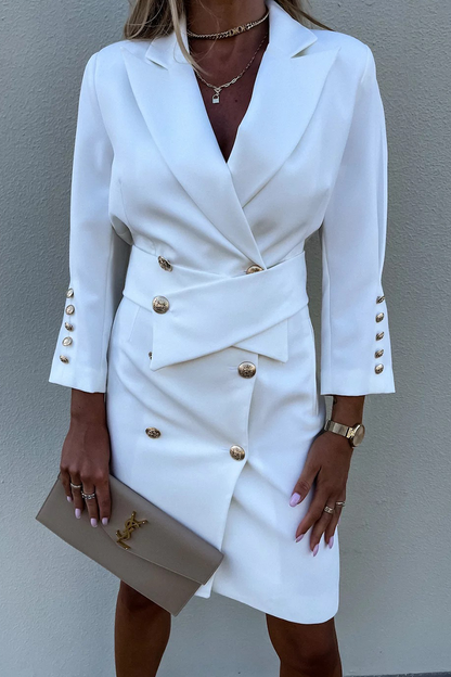 Fashion Solid Turndown Collar Outerwear(5 Colors)