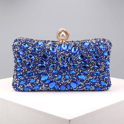 Casual Patchwork Chains Rhinestone Bags