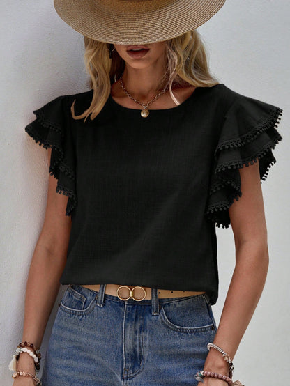 Butterfly Sleeve Blouse