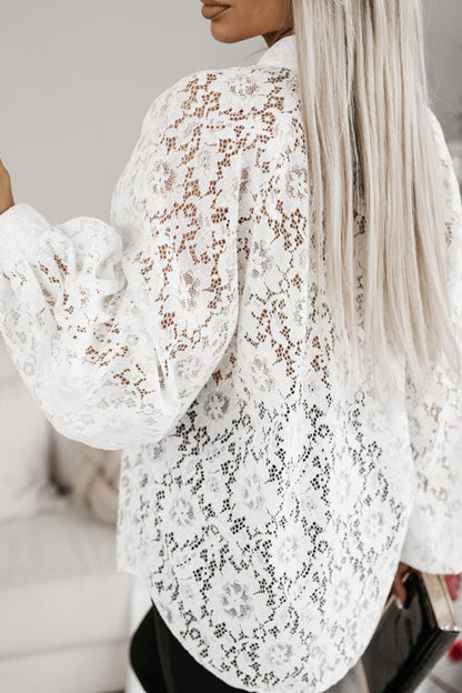 All That You Need Lace Long Sleeve Top - 3 Colors