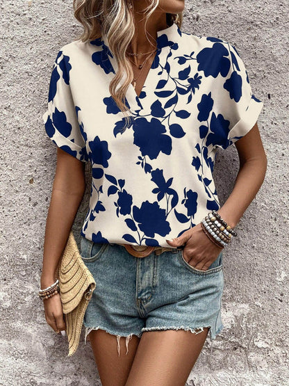 Chic Floral Daily Shirt