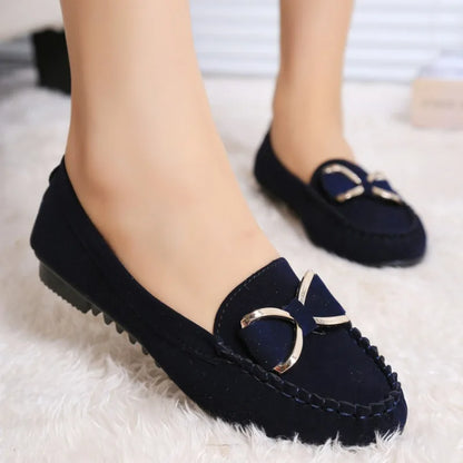 Elegant ButterflyKnot Comfortable Casual Soft Classic Office Flats Loafers