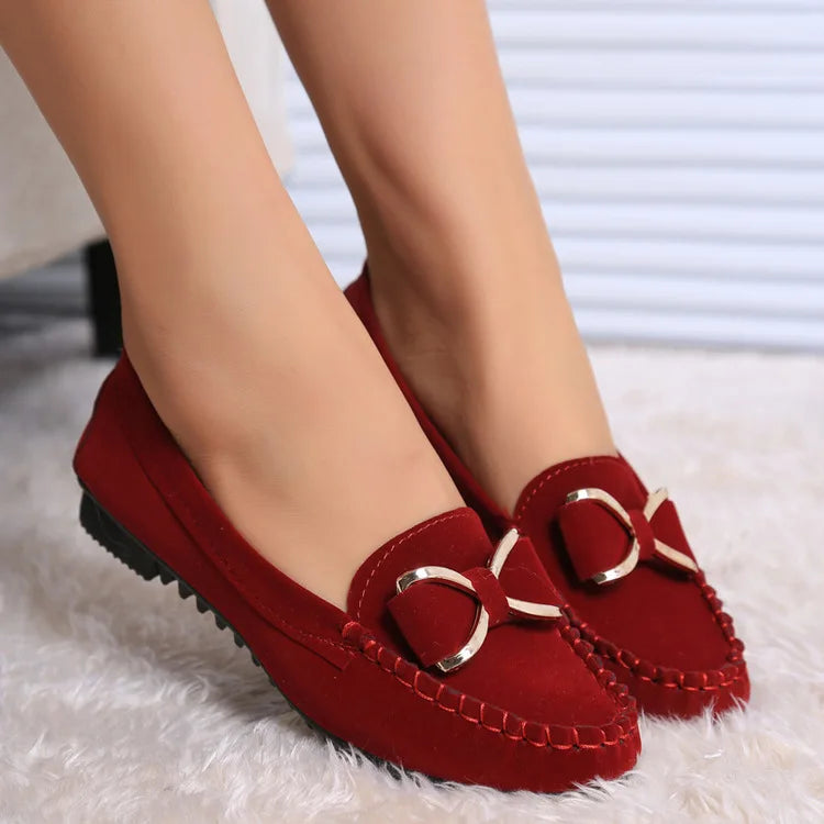 Elegant ButterflyKnot Comfortable Casual Soft Classic Office Flats Loafers