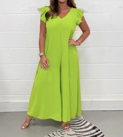 Leila Elevated Jumpsuit Dress Premium Wardrobe Essential