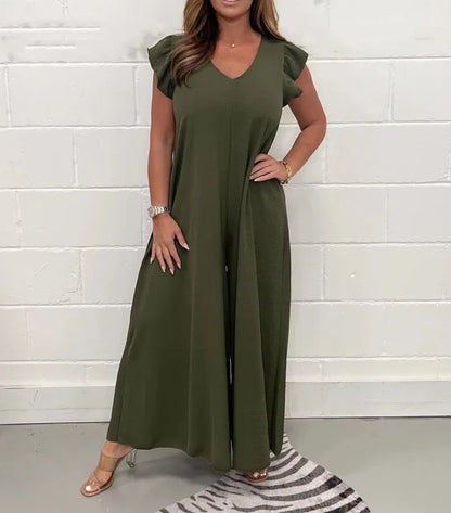 Leila Elevated Jumpsuit Dress Premium Wardrobe Essential