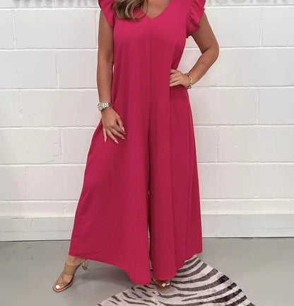 Leila Elevated Jumpsuit Dress Premium Wardrobe Essential
