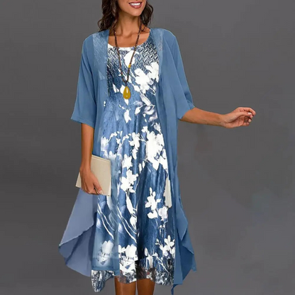 Trina Statement Evening Cardigan Dress for Women Premium Wardrobe Essential