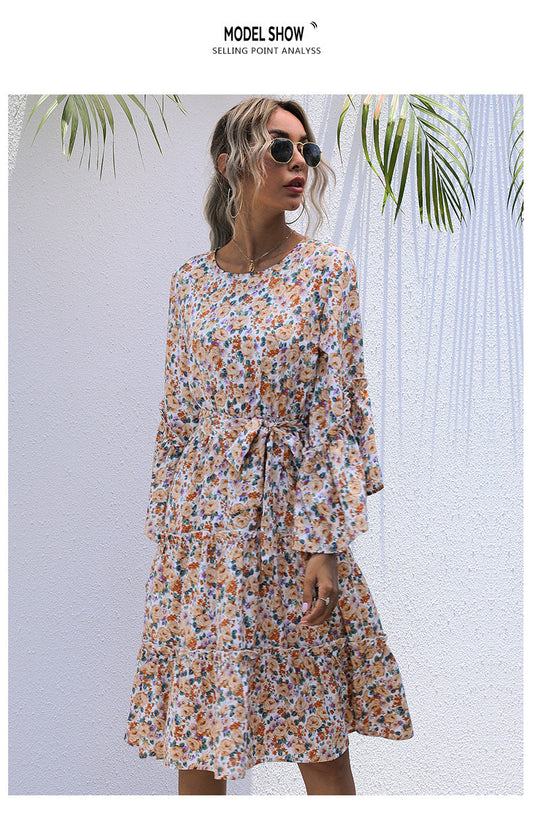 Hopyard Floral Smocked Babydoll Dress FINAL