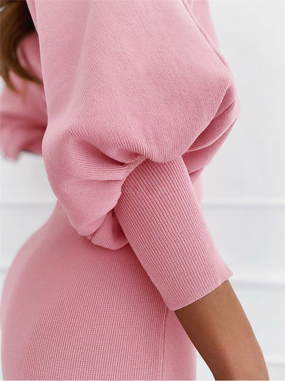 Call Me Angel Textured Satin Dress Pink