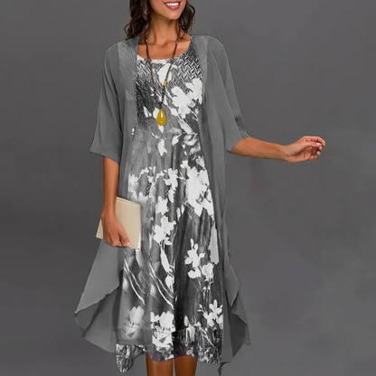 Trina Statement Evening Cardigan Dress for Women Premium Wardrobe Essential