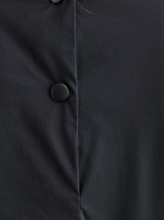 Just My Style Cotton Round Neck Loose A-line Dress