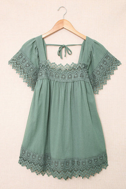 For The Weekend Lace Short Sleeve Top - 5 Colors