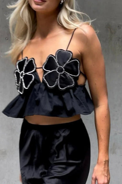Charmed Impression Flower Cami Top