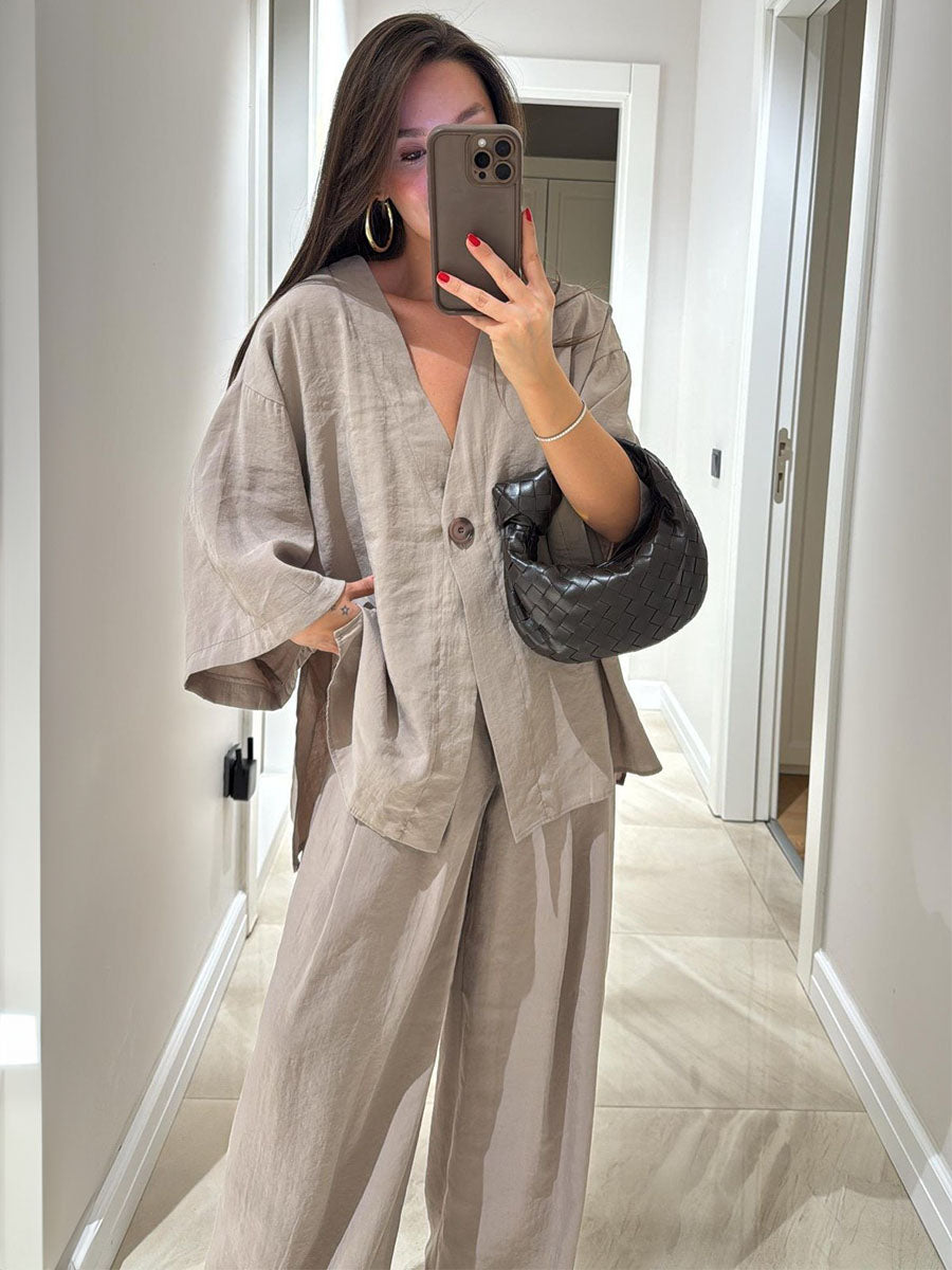 Quiet Luxury Flow Suit Set