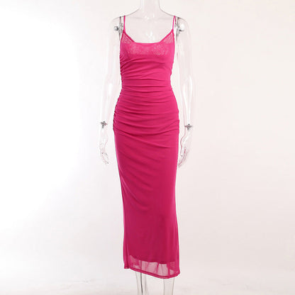 Jasmine Dress Rose Red