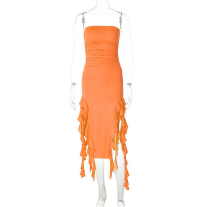 Aliza Mini Dress Orange