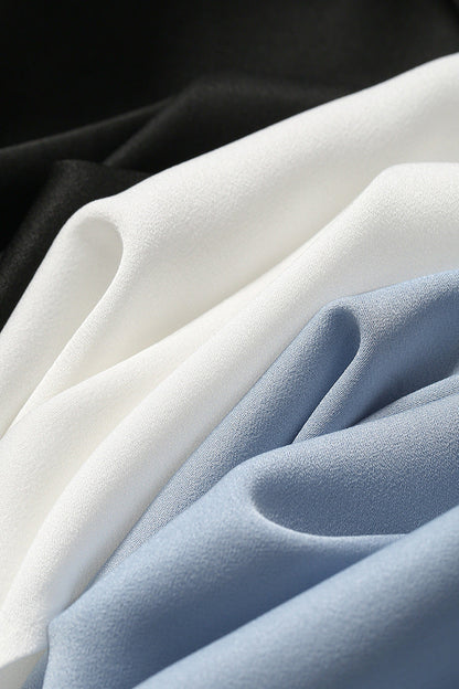 Eleni Cornflower White Tie Shirt