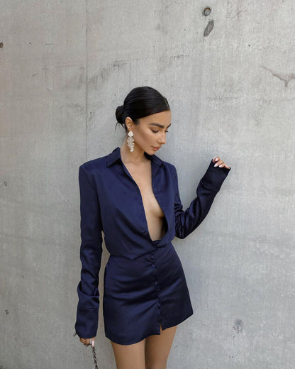 Anna Love Mini Dress Blue
