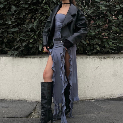 Aliza Mini Dress Grey