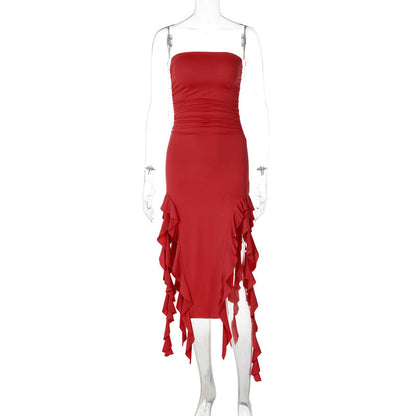 Aliza Mini Dress Red