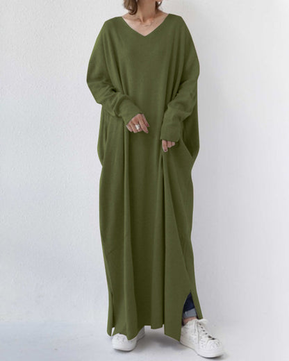 Francisca Exclusive Long Sweater Dress Evening Wear Edit