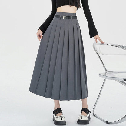 Casual Pleated Skirt
