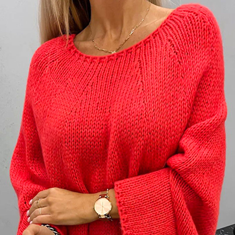 Elegant Knitted Cape Sweater