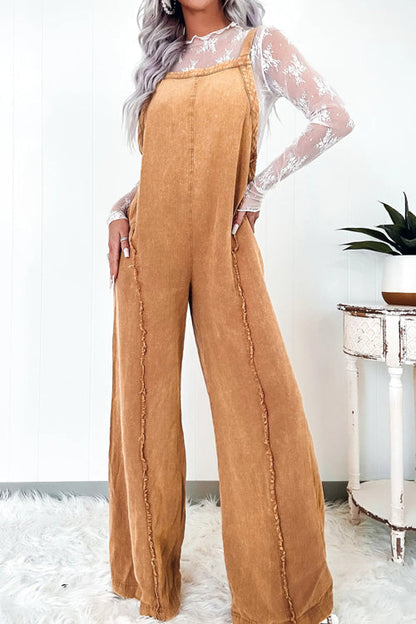 Fresh Perfection Light Wash Denim Jumpsuit - 3 Colors