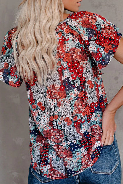 Flying High Printed Short Sleeve Top - 3 Colors