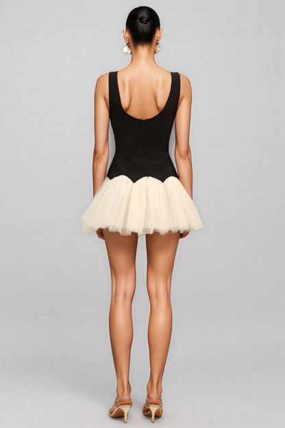Osiard Sleeveless Diamond Mini Dress